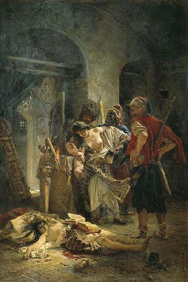 Konstantin Makovsky The Bulgarian martyresses Norge oil painting art